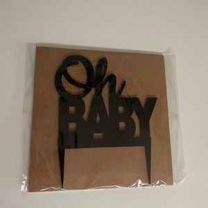 BRAND NEW Oh Baby Cake Topper